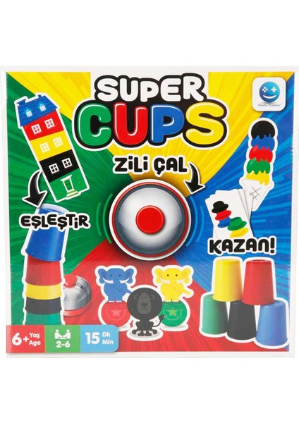 Super Cups Zekâ Oyunu: Hafızanı Güçlendir, Konsantrasyonunu Artır!