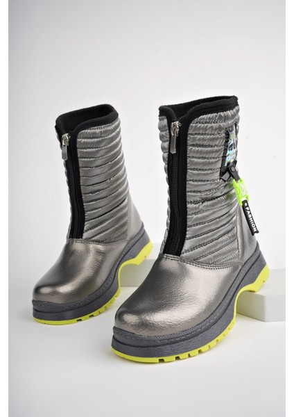 Bloom Garantili Çocuk Tırtıklı Taban Içi Polar Önü Fermuarlı Yağmur ve Kar Botu fiyatları