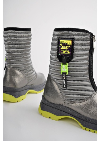 Bloom Garantili Çocuk Tırtıklı Taban Içi Polar Önü Fermuarlı Yağmur ve Kar Botu fırsatları