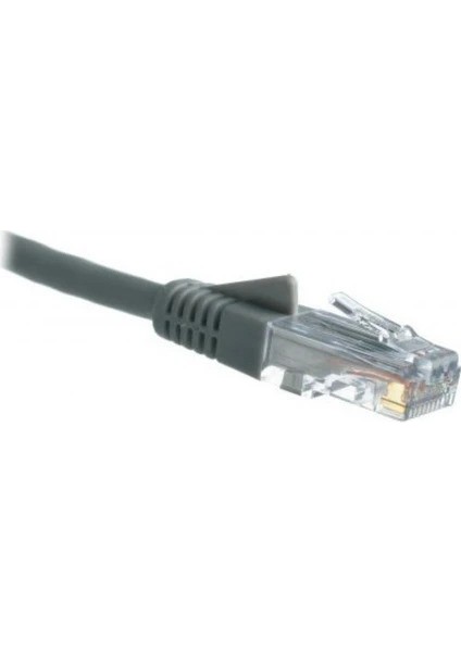CAT5E Ethernet Kablosu 24AWG Gri Renk 0,6 Metre
