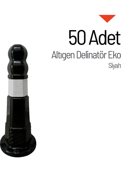 50'li Altıgen Delinatör Seti Eko, Esnek Duba