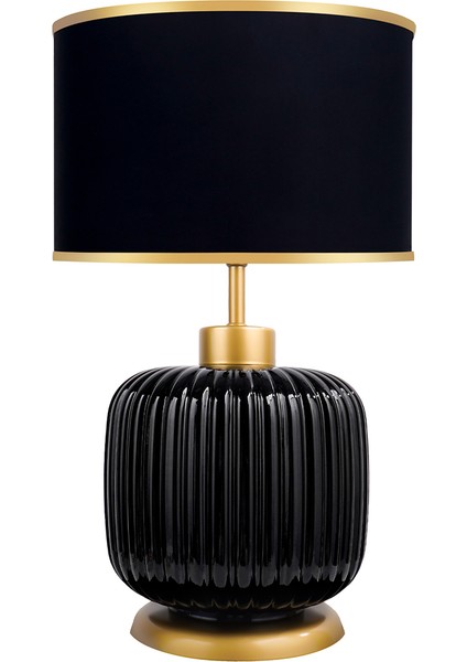 Intense Gloss Black Cam Abajur