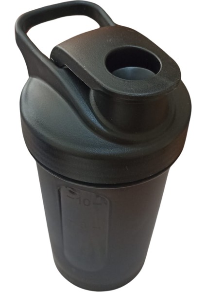 Taşınabilir Kulplu Kapaklı Su ve Çay Bardağı Plastik Kupa Bardak 500 ml fırsatları