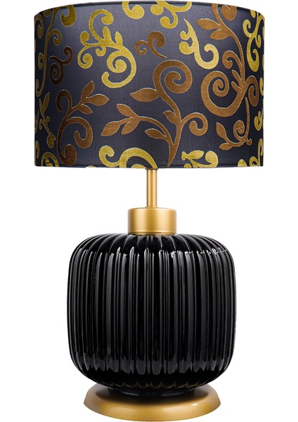 Intense Gloss Black Cam Abajur