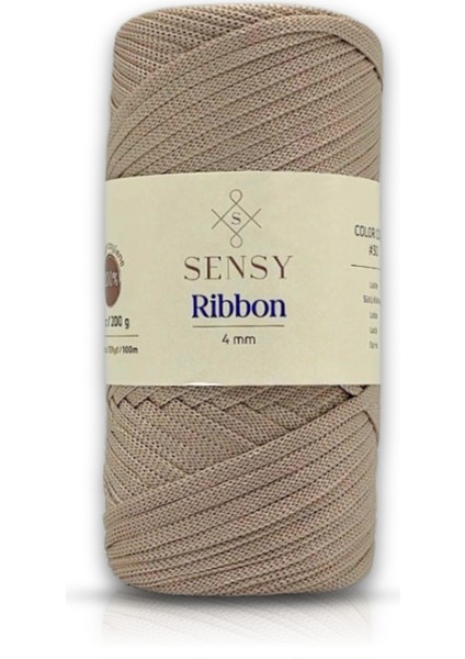 Premium Ribbon Polyester Makrome Ip 200 gr Polyester Ribbon Makrome Ipi Çanta ve Supla Ipi