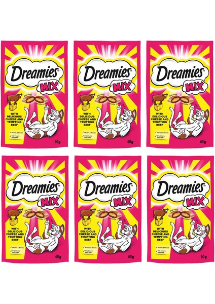 Dreamies Sığırlı Peynirli 60 gr 6x