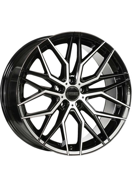 20 Inç 5X120 Arceo Valencia Black Diamond 9-10 Ofset Jant Modeli Bmw Volkswagen (4 Adet)