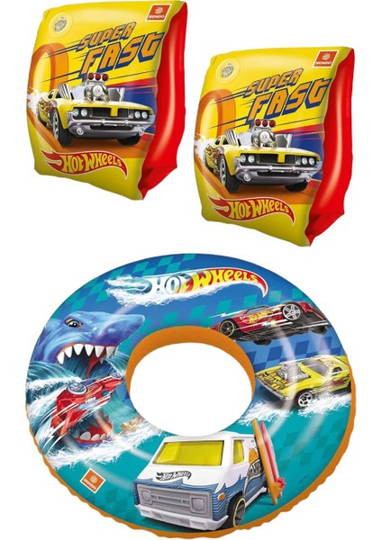 Hot Wheels Lisanslı Deniz Simidi ve Kolluğu ile Yaz Keyfi Çıkar!