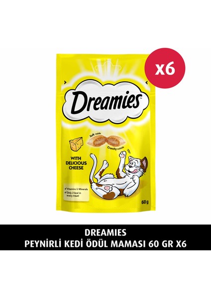 Dreamies Peynirli 60 gr 6x