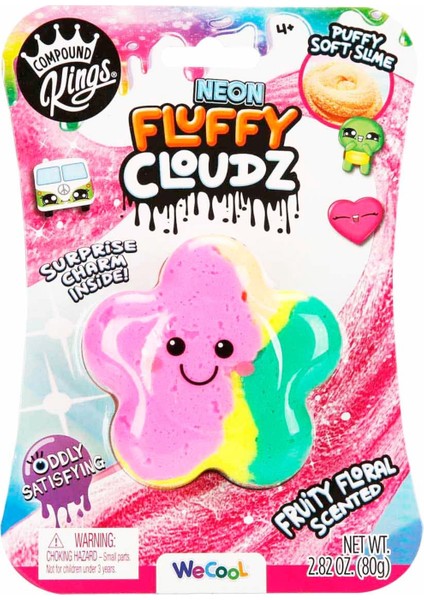 Neon Fluffy Cloudz Çiçek Slime! Stresiz ve Eğlenceli