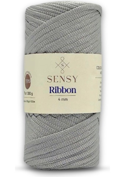 Premium Ribbon Polyester Makrome Ip 200 gr Polyester Ribbon Makrome Ipi Çanta ve Supla Ipi