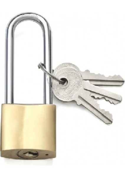 Asma Kilit Uzun Sarı 40 mm fiyatları