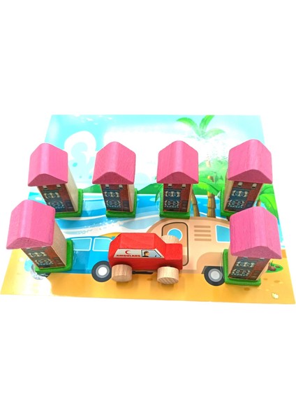 Minik Şehir Kurucuları Için Mükemmel Bir Set: Ahşap Oyuncak Apartman Sitesi fiyatları