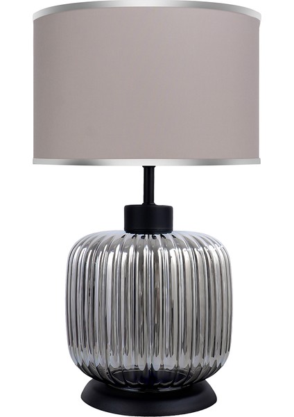 Intense Silver Chrome Cam Abajur