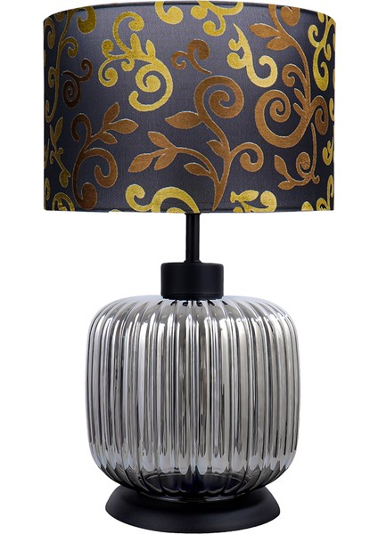 Intense Silver Chrome Cam Abajur