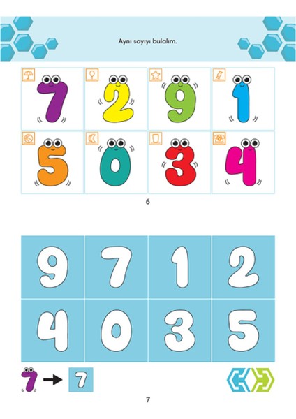 Bee Smart 3-4 Yaş Görsel ve Işitsel Dikkat Seti
