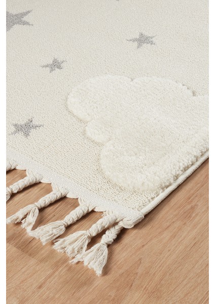 Quincey Bukleli Renkli Yumuşak Peluş Çocuk Bebek Genç Odası Halısı modelleri