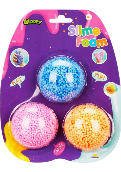 Slime Severler Için Özel Set: 3'lü Köpük Slime!