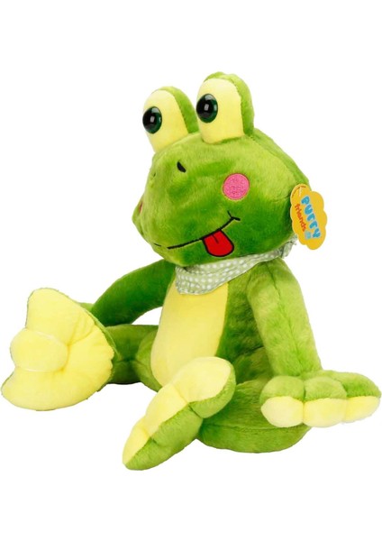 30 cm Boyunda, Fularlı Şıklıkta Peluş Kurbağa ile Tanışın! modelleri