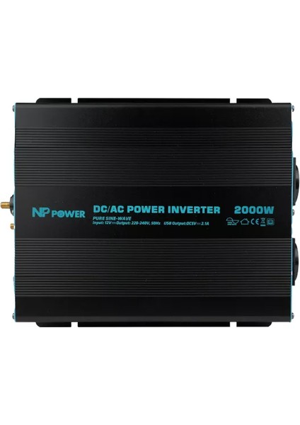 NP2000-12 Np Power Np 2000W Tam Sinus Inverter 12V