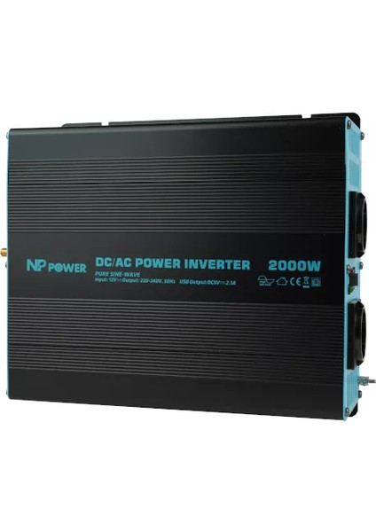 NP2000-12 Np Power Np 2000W Tam Sinus Inverter 12V