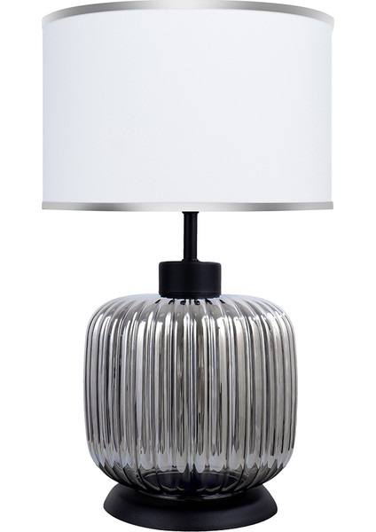 Intense Silver Chrome Cam Abajur