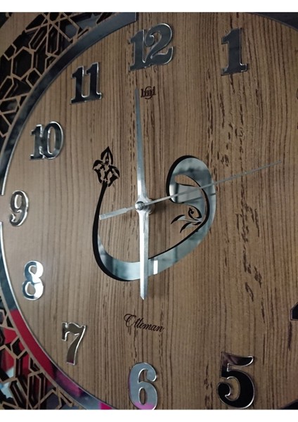 Duvar Saati 50 cm Ottoman Serisi Ahşap ve Ayna modelleri