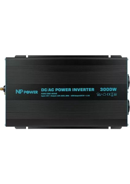 NP3000-12 Np Power Np 3000W Tam Sinus Inverter 12V