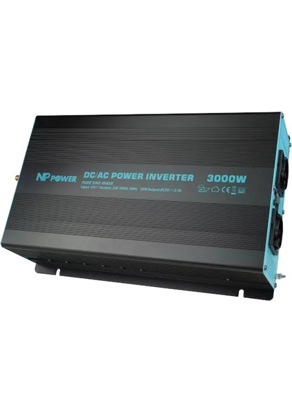 NP3000-12 Np Power Np 3000W Tam Sinus Inverter 12V