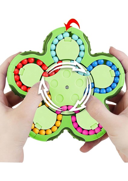 Çift Taraflı Eğlence: 360 Derece Dönen Boncuklu Zeka Küpü modelleri