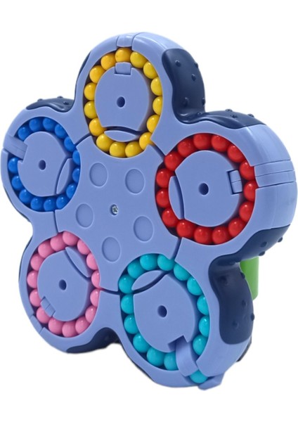 Çift Taraflı Eğlence: 360 Derece Dönen Boncuklu Zeka Küpü fırsatları