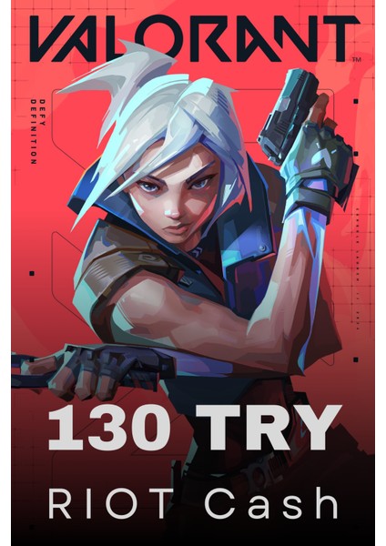 Valorant 130 Try Riot Cash
