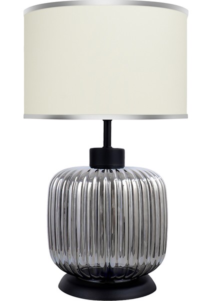 Intense Silver Chrome Cam Abajur