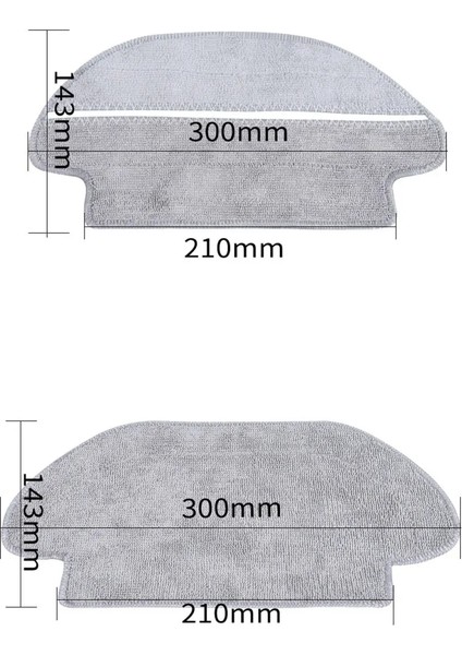 Xiaomi Mi Robot Vacuum Mop Pro STYJ02YM Uyumlu 7'li Set modelleri