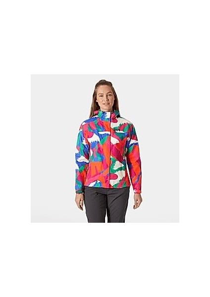 Helly Hansen W Loke Print Yağmurluk Mont Kadın Yağmurluk