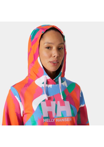 Helly Hansen W Hh Logo Graphic Kapişonlu Kadın Sweatshirt