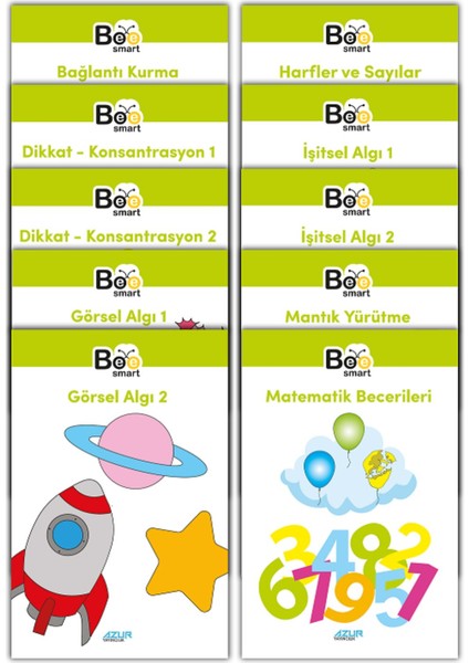Bee Smart Görsel ve Işitsel Dikkat Seti 5-6 Yaş
