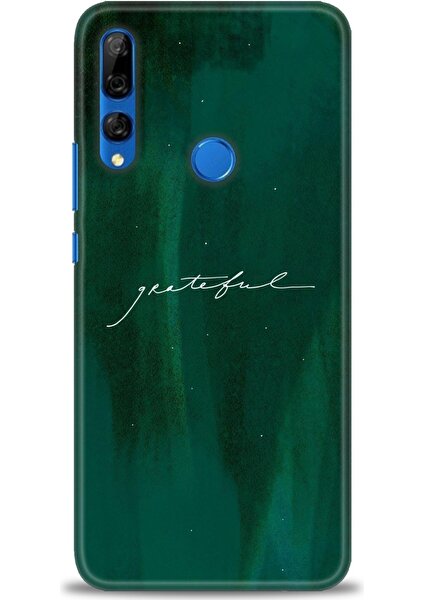 Kılıf Evreni Huawei Y9 Prime 2019 Kılıf Hd Baskılı - Grateful + 9h Nano Ekran Koruyucu