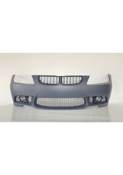 Bmw 3 Uyumlu Serisi E90 2005-2008 M3 Ön Tampon + Panjur (Sis Lambaları Dahil)