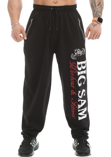 Fitness Pantolon Şalvar Kesim Eşofman Altı Big Sam 1094
