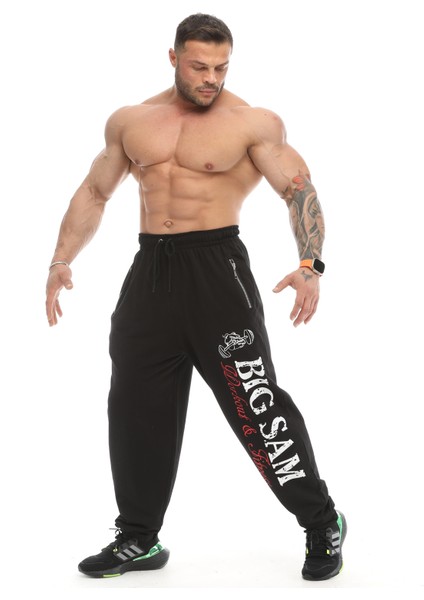 Fitness Pantolon Şalvar Kesim Eşofman Altı Big Sam 1094