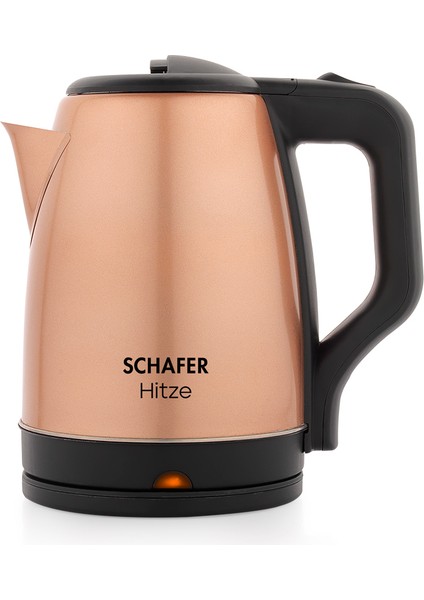 Hitze Paslanmaz Çelik Su Isıtıcı (Kettle)-Rosegold