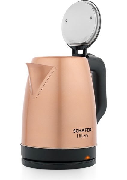 Hitze Paslanmaz Çelik Su Isıtıcı (Kettle)-Rosegold