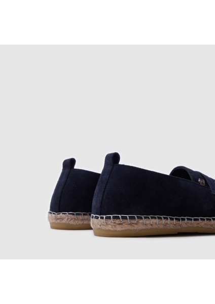 Erkek Espadril Loafer AYAKKABI[052051], Lacivert Süet, 43