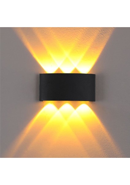 Elektrik Bağlantılı, 6 Watt, Amber Işık Ledli, Ultra Kaliteli Iç ve Dış Mekan, Bahçe, Balkon Apliği indirimleri