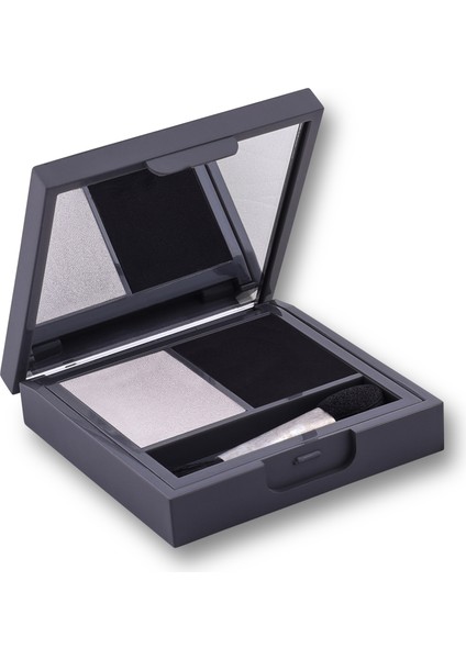 Göz Farı - Duo Eyeshadow 201 Pearly White & Black Velvet 3 g