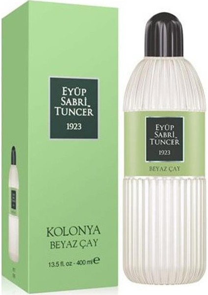 Beyaz Çay Kolonyası 400 ml Silindir Pet Şişe