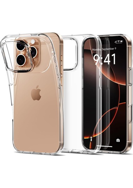 iPhone 16 Pro Kılıf Şeffaf Silikon Kamera Koruma Çıkıntılı Ultra İnce Slim