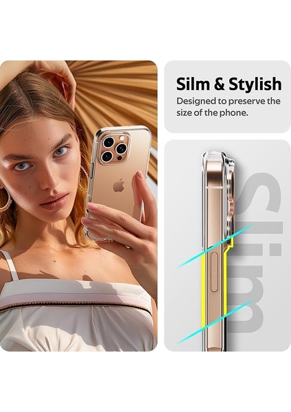iPhone 16 Pro Kılıf Şeffaf Silikon Kamera Koruma Çıkıntılı Ultra İnce Slim fırsatları