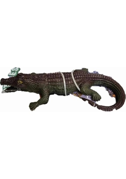 Oyuncak Hayvan Uzayan Timsah Esnek Yumuşak Orijinal Sürüngen Crocodile Toys 33 cm